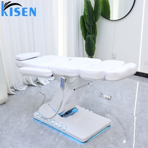 KISEN High Quality Luxury Electric 3/4 Motors Spa Bed Massage <b>Table</b> Beauty Facial Treatment Bed for Professional Beauty Salon - Product Image 6