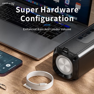 Konfulon <span class=keywords><strong>2025</strong></span> BT v5.0 di động loa thông minh với đèn pin LED aux đài phát thanh dây và 2000mAh ngân hàng điện Sản phẩm bán chạy nhất - Product Image 5