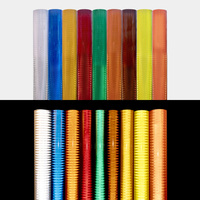 Lianxing Durable Engineer Grade Prismatic Retro-reflectante Lámina reflectante Película de vinilo reflectante para seguridad vial