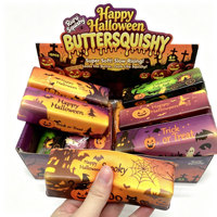 Bâton de beurre géant d'Halloween 24CM, jouet sensoriel anti-stress à presser pour les 15 ans et plus, unisexe, jouet anti-stress souple en forme de beurre