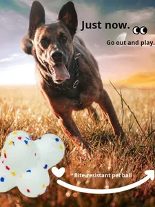 ของเล่นเคี้ยวสำหรับสุนัขแบบเป็นมิตรต่อสิ่งแวดล้อม ปลอดสารพิษ ทนทาน ทำจากวัสดุ ETPU รูปทรงข้าวโพดคั่ว ลอยน้ำได้ ช่วยคลายความเบื่อ ทำความสะอาดฟัน ของเล่นสำหรับสุนัข - Product Image 6