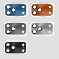 Protection de film de lentille de téléphone portable en métal noir Orange tout compris pour protecteur de caméra Iphone 17 Air 17 Pro Max