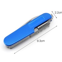 Couteau pliant multifonction en acier inoxydable 11-en-1 pour survie en extérieur, couteau de table multi-usage, petit couteau 93mm - Vente en gros usine