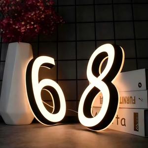 Outdoor & Indoor Store Sign 3D Illuminated LED <b>Light</b> Channel <b>Letters</b> Acrylic for Business Office Use with Easy Installation - Product Image 3