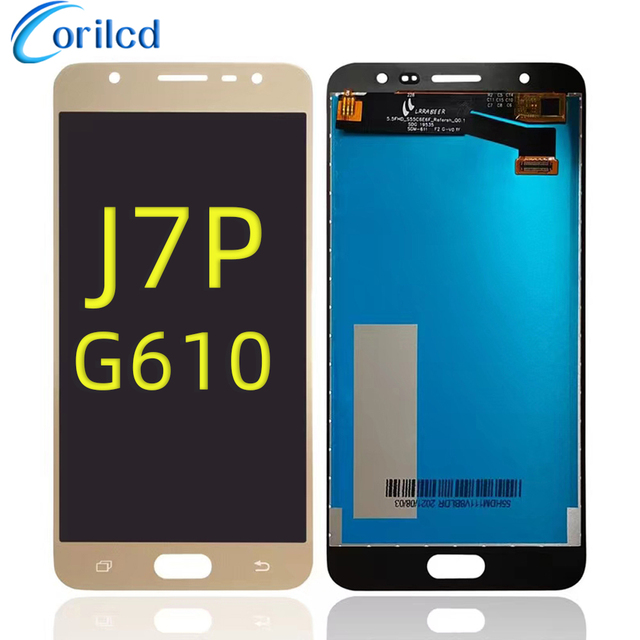 For Samsung J7P G610 Screen for Samsung J7Prime J5Prime G570 Display With Frame for Samsung Galaxy J7Prime G610 Lcd
