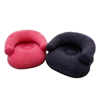 Fauteuil gonflable portable moderne pliable en PVC 0,35 mm pour salon et hôpital, avec accoudoir et dossier gonflables en forme de U, idéal pour la détente