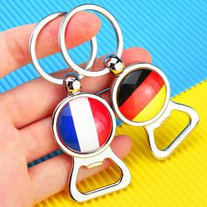 Promotional Gift Custom Glue logo Sport Soccer Fan Open Keyring <b>Personalize</b> Beer Bottle Opener <b>Keychain</b> - Product Image 1