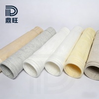 Kantong Filter Suhu Tinggi dari Kain Non-Woven, Sarung Pengumpul Debu untuk Pabrik Insinerasi Sampah, Pipa Asap Suhu Tinggi