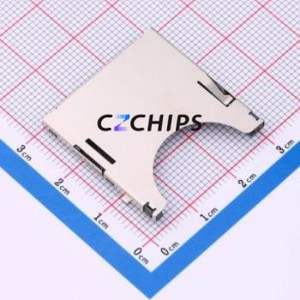 SD-0503-P SD Card / Memory Card Connector SMD Connector Self-Return Type Standard SD Card Card Holder 2.9mm - Product Image 1