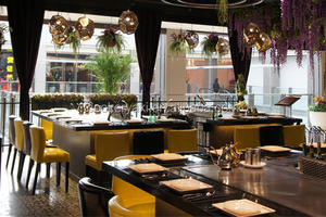 Parrilla <span class=keywords><strong>Teppanyaki</strong></span> Japonesa Redonda de 12 Plazas, sin Humo, a Gas, para Mesa - Product Image 5