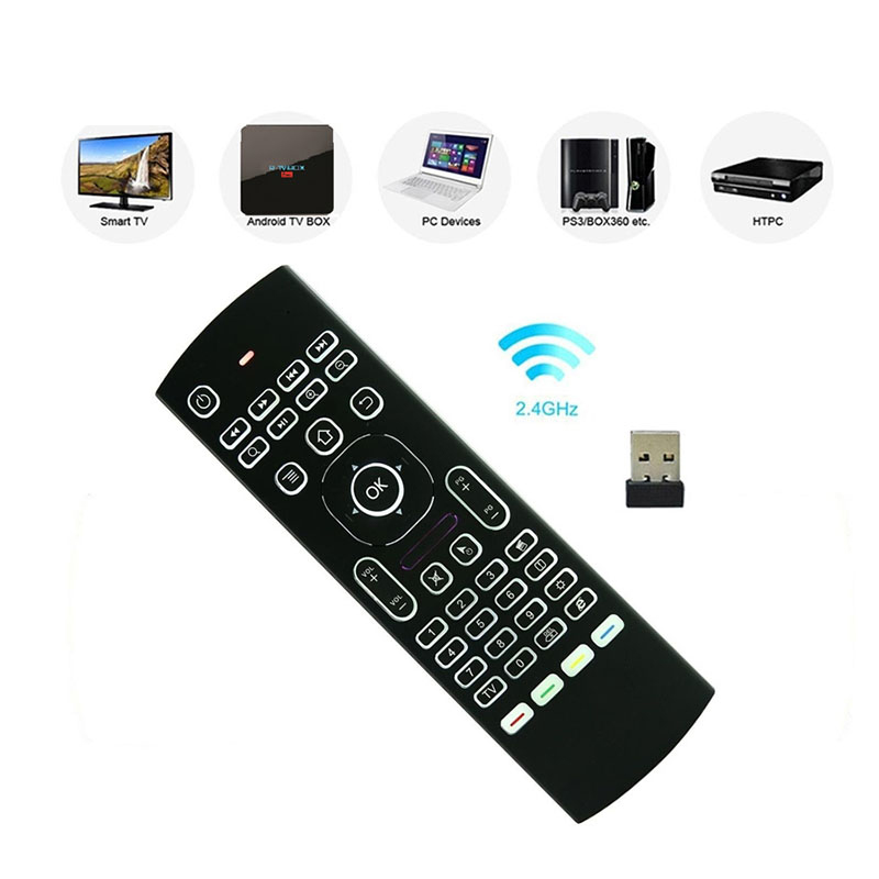 MX3 Android エアマウス/キーボード リモコンセット TV BOX バック