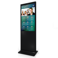 Écran tactile interactif intelligent vertical de 55 pouces, affichage numérique électronique, totem publicitaire pour centre commercial