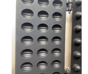 Machine à gaufres électrique commerciale 21 trous pour gaufres croustillantes à la châtaigne, 1550W, appareil à gaufres et <span class=keywords><strong>cuiseur</strong></span> à pain - Product Image 3