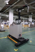 Robot Palletizer Kotak dan Karton Bertenaga Motor PLC Kolaboratif Fleksibel, Kapasitas Beban 20kg, Radius Kerja 1880mm