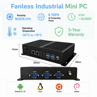 Mini PC Industrial Sin Ventilador Rockchip RK3576, NPU 6 TOPS, Placa Base de Grado Industrial 100% Nueva, WIFI6, 8K 60 HZ
