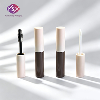 Tube cosmétique cylindrique en plastique personnalisé Yueshunxing 6 ml, tube de mascara en gros, tube de brillant à lèvres vide, impression sérigraphique
