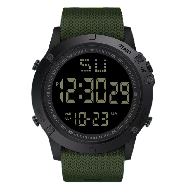 Men Sport Watch Multifunction Military Sports Watch Sweatproof Luminous LED Digital Electronic Watch Clock for Kids Student Boys