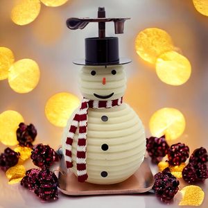 Bougie par heure, bougie bonhomme de neige de 100 heures, base en cuivre, cire d'abeille naturelle écologique avec mèche en coton - Product Image 4