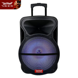 Feiyang <span class=keywords><strong>2022</strong></span> Quran lámpara móvil RGB PA LED usado <span class=keywords><strong>DJ</strong></span> sola torre de 12 pulgadas BT PORTÁTIL USB Big BIG BASS TROLLEY altavoz de audio - Product Image 4