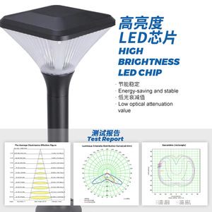 Lámpara Solar para Jardín NanDe, Cuadrada, LED, Exterior, Impermeable, para Patio y Áreas Residenciales - Product Image 5