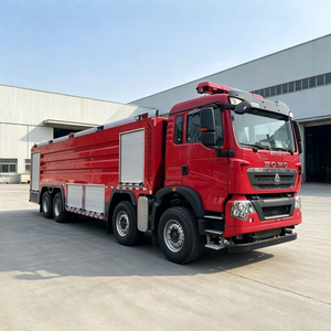 Camion de lutte contre l'incendie à eau/mousse 8*4, camion de <span class=keywords><strong>pompier</strong></span> avec pompe à incendie - Product Image 3