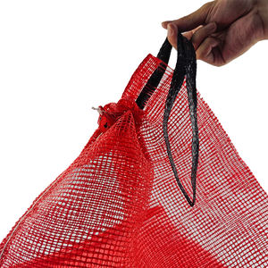 Bolsa de fruta de malla roja blanca pura y translúcida con patata - Product Image 2