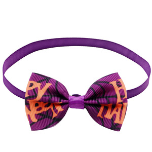 Fabricant de noeuds papillon réglable pour chien Halloween collier de noeud papillon citrouille fantôme pour chiens - Product Image 5