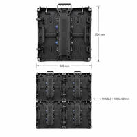 Pantalla LED de Alquiler 500x500mm, Panel LED P3.91 para Interiores y Exteriores, Ideal para Conciertos, Bodas y Eventos