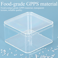 Boîte de présentation carrée en plastique SUNSHING pour desserts, emballage pour tiramisu, boîte cadeau en acrylique pour chocolats Ferrero