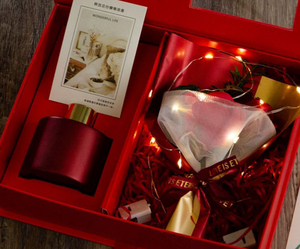 Xinrunjin Kit de souvenirs pour femmes boîte-cadeau verte Bouquet de fleurs aromathérapie décoré anniversaire noël mariage coffret cadeau pour - Product Image 4