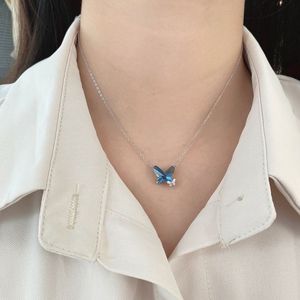 Fashion Women S925 Sterling Pendant <strong>Mother</strong> and <strong>Daughter</strong> <strong>Jewellery</strong> Butterfly Necklace Silver Womens <strong>Jewellery</strong> - Product Image 3