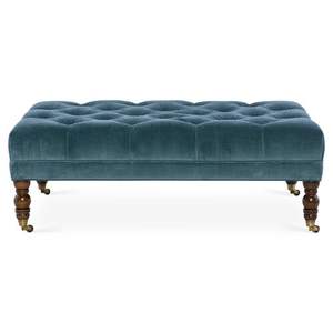 Elegante Taburete Otomano de Cuero con Cojines Suaves, Construcción Duradera y Uso Versátil, Ideal como Reposapiés y Asiento Adicional - Product Image 6