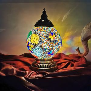 Tokin illuminazione Turkish lampada da tavolo mosaico nuovo mestiere creativa lampada da tavolo per interni bar Hotel lampadina a LED - Product Image 3