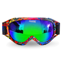 Masque de ski personnalisé pour enfants, anti-buée, double lentille, pour sports de plein air, cyclisme, coupe-vent, snowboard, lunettes de soleil