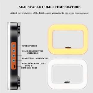 Anneau lumineux portable rechargeable pour smartphone, enregistrement vidéo, selfie, pour YouTube et <span class=keywords><strong>TikTok</strong></span> - Product Image 4