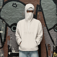 INFLATION Wasteland Masque personnalisé Ninja Hoodie Broderie Sherpa Polaire Zip up Hommes Hoodies Sweats