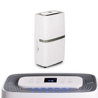 Déshumidificateur intelligent 16L/jour économe en énergie pour la maison IPX2 5,5 L Grand réservoir d'eau Contrôle tactile