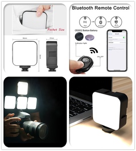 Micrófono de solapa 3 en 1, soporte de trípode de 53 pulgadas, luz LED, Kit de creación de vídeo <span class=keywords><strong>Vlogging</strong></span>, micrófono inalámbrico para Tiktok, YouTube, grabación de Vlog - Product Image 5