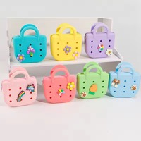 Perlengkapan Membuat Tas Pesona Sendiri untuk Anak Perempuan, Set Kerajinan Silikon Usia 4-10 Tahun, Pesona Warna Pink Lembut, Fotogenik - Sedang Tren Vi