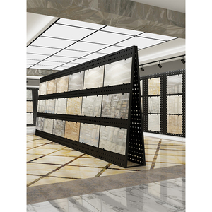 Présentoir de sol en bois de rose blanc, <span class=keywords><strong>planche</strong></span> à poinçonner, panneau de perçage multifonctionnel, <span class=keywords><strong>brique</strong></span> murale, support d'échantillon de marbre, grande <span class=keywords><strong>planche</strong></span>, pierre s - Product Image 4