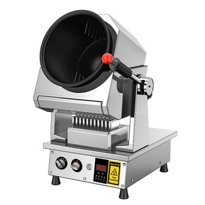 Máquina <span class=keywords><strong>de</strong></span> Cocinar <span class=keywords><strong>de</strong></span> Alta Eficiencia con Wok Giratorio Motorizado, Ajustable a <span class=keywords><strong>Gas</strong></span>/Eléctrico, Doble Uso <span class=keywords><strong>para</strong></span> Cocina Doméstica y Comercial - Product Image 5