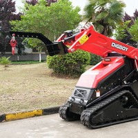 Mini Skid Steer Loader Mesin Diesel Premium D1105 dengan Sistem Hidrolik Penuh, Pompa Rotary Tiller & Motor - Efisiensi Tinggi
