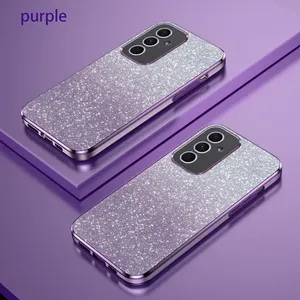 เคสชุบกลิตเตอร์ไล่ระดับสีสุดหรูสำหรับซัมซุงกาแล็คซี่ <span class=keywords><strong>A54</strong></span> A34 A24 A14 4G <span class=keywords><strong>5G</strong></span> A04s A14 <span class=keywords><strong>2023</strong></span>ซิลิโคนปกป้องฝาหลัง - Product Image 1