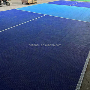Dalles <span class=keywords><strong>de</strong></span> <span class=keywords><strong>sol</strong></span> sportives extérieures antidérapantes à emboîtement <span class=keywords><strong>pour</strong></span> le basketball et le volley-ball, revêtement <span class=keywords><strong>de</strong></span> <span class=keywords><strong>sol</strong></span> en plastique multi-usages - Product Image 6