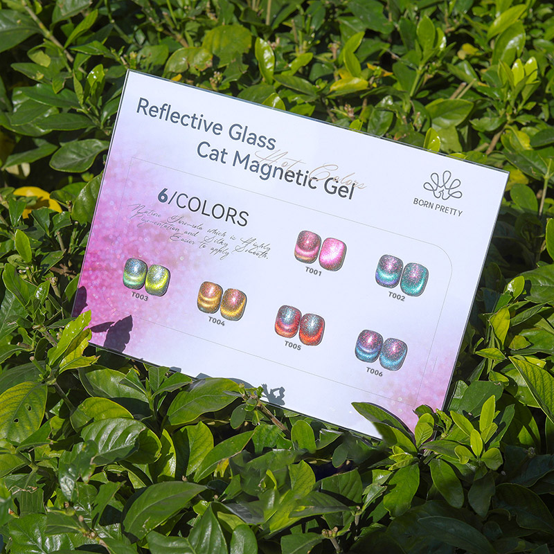 58854 Gel magnétique pour chat en verre réfléchissant (T001-T006)