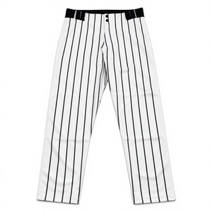Uniforme de Béisbol Personalizado, Conjunto de Camiseta y Pantalones a Rayas, Manga Corta para Hombre, Absorbe la Humedad, para Todas las Temporadas, con Número y Nombre Personalizados - Product Image 4