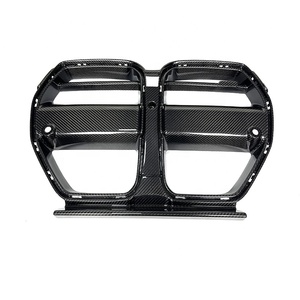Fibra di carbonio a secco G80 G82 V stile griglia <span class=keywords><strong>Auto</strong></span> parti <span class=keywords><strong>Auto</strong></span> per BMW M3 M4 G80 G82 G83 griglia paraurti anteriore - Product Image 1