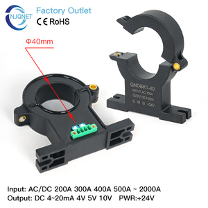 ホール電流センサー QNDBK1-40 400A 500A 600A 800A 1000A 2000A 4-20mA 5V 10V <span class=keywords><strong>DC</strong></span> スプリットコアCTトランスフォーマー ホール電流トランスデューサー - Product Image 3