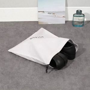 Custom Logo Cotton <b>Drawstring</b> Women's <b>Canvas</b> <b>Bags</b> Reusable Cotton <b>Canvas</b> Tote <b>Bag</b> Dust Packaging Shoe <b>Bag</b> - Product Image 4