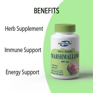 OEM/ODM Hot Selling <b>Marshmallow</b> Root Capsules 480 mg - Herbal Support <b>Marshmallow</b> Root - High in Mucilage Soluble Fiber, Vegan - Product Image 3